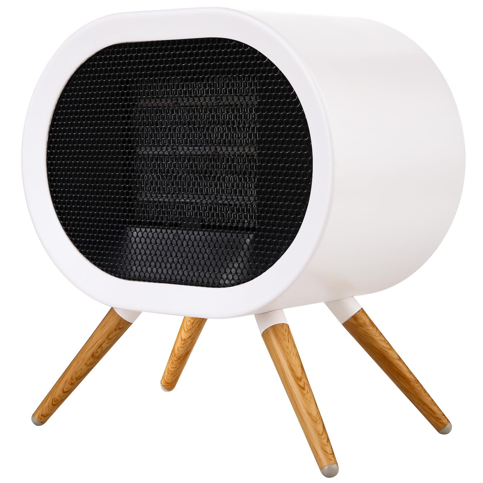 Small Space Heater for Indoor Use, 1000W PTC Fast Heating Ceramic Electric Ro...