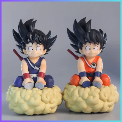 BANDAI 🔥 Figurine Son Goku enfant DBZ sur son Nuage - 15cm PVC PROMO 🔥