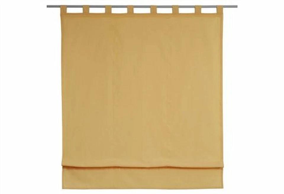Raffrollo, Farbe honig, 1 Stück, Deko Trends, -838873-  mit Schlaufen, Lieferung - Bild 2 von 2