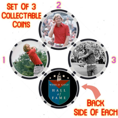 JOHNNY MILLER - WORLD GOLF HALL OF FAME - COLLECTABLE COIN SET