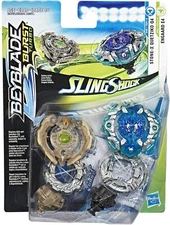 Brand New Beyblade Burst Turbo SlingShock Stone X Quetziko Q4 & Engaard E4