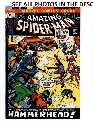 The Amazing Spider-Man #114 Nov 1972 FN Marvel Comics (HG)