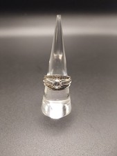 Vintage 2CT Wedding Engagement Ring for Women CZ 925 Sterling Silver Sz 7