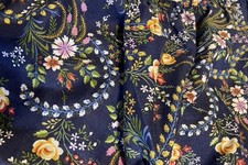 AVIGNON REX COUTURE Floral Calico Twin Bed Ruffle Skirt 72x37”-13” Drop NWT/OS