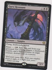 QARSI REVENANT  1X MTG MAGIC N-MINT UNPLAYED TARKIR DRAGONSTORM RARE BLACK