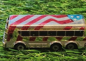 Micro Machines - American Flag RV, Bus and Semi Truck - Classy Chromers #3 1992