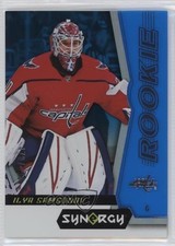 2018-19 Upper Deck Synergy Rookies Blue 470/599 Tier 2 Ilya Samsonov #77 0b3