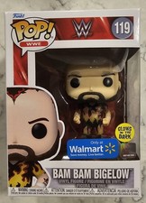 Funko Pop WWE Bam Bam Bigelo Walmart Exclusive Glow in the Dark #119