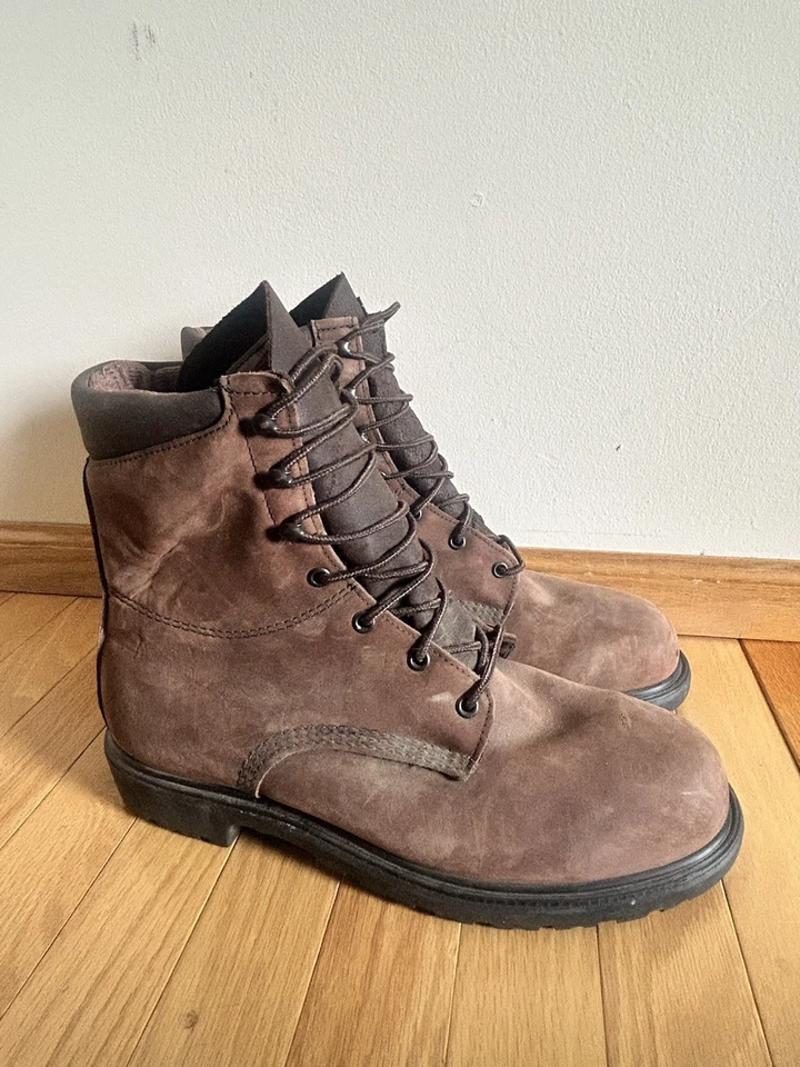 Para hombres Nuevas Botas Utilitarias de Trabajo Cuero Marrón ALA ROJA GoreTex 4423 Puntera de Acero Talla-10 Foto 4 de 4