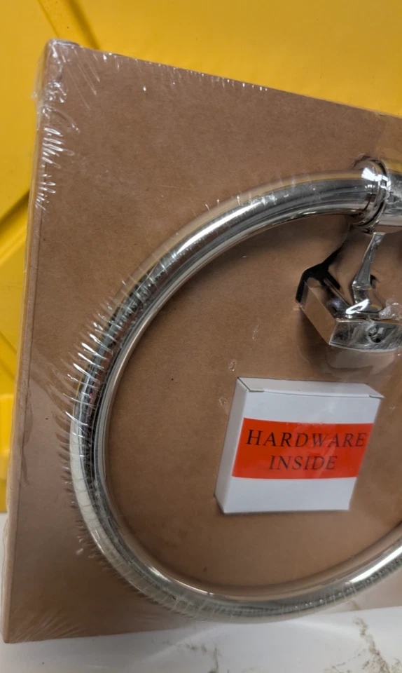 Nuevo hardware de restauración Asbury? ANILLO TOALLA BISTRO NÍQUEL PULIDO Foto 3 de 4