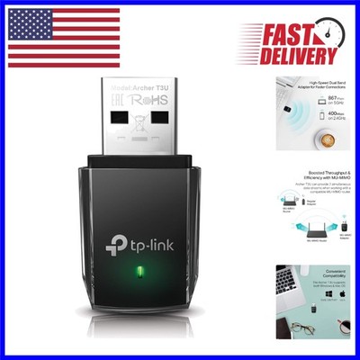 Reliable AC1300 Dual Band WiFi Adapter - USB 3.0 for All Windows & Mac Systems