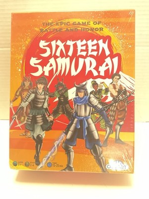 16 Samurai Epic Game Of Honor And Battle,(2017 Release), factory Sealed unopened