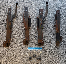 1984-1988 Pontiac Fiero Manual Seat Tracks Sliders Rh Lh Pair