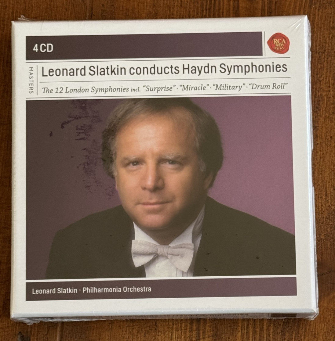 Leonard Slatkin conducts Haydn Symphonies 4 CD Box Set NEW