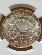 Bremen 2 Mark 1904 NGC MS67+ Kaiserreich Prachtexemplar Stempelglanz +