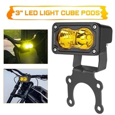 Universal Ebike LED Headlight Headlamp Kit with Bracket 12-24V, 20W, 1500-2000LM