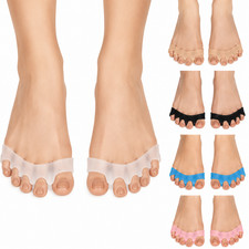 1-5 Pairs Toe Separator Bunion Corrector Silicone Straightener Orthopedic Spacer