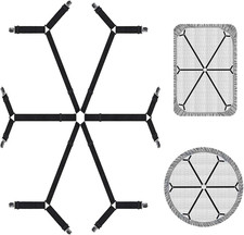 Sheet Fasteners Adjustable Elastic Bed Sheet Holder Straps Clips for All Beds