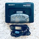 SONY WM-RX707 Walkman Cassette Player ! Excellent Black ! Working ! #4962