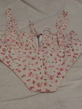 Princess Polly Floral Corset Top Size 2 USED