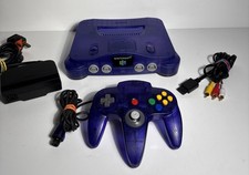 Nintendo 64 N64 Console - PAL - Purple Grape - Ready To Play!! USED