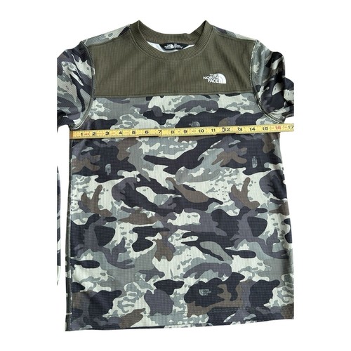 The North Face Base Layer Teen Large Camo Waffle Top & Bottom - Picture 5 of 17