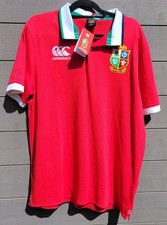Image of Canterbury Rugby British And Irish Lions Polo Top NWT UK Size XL