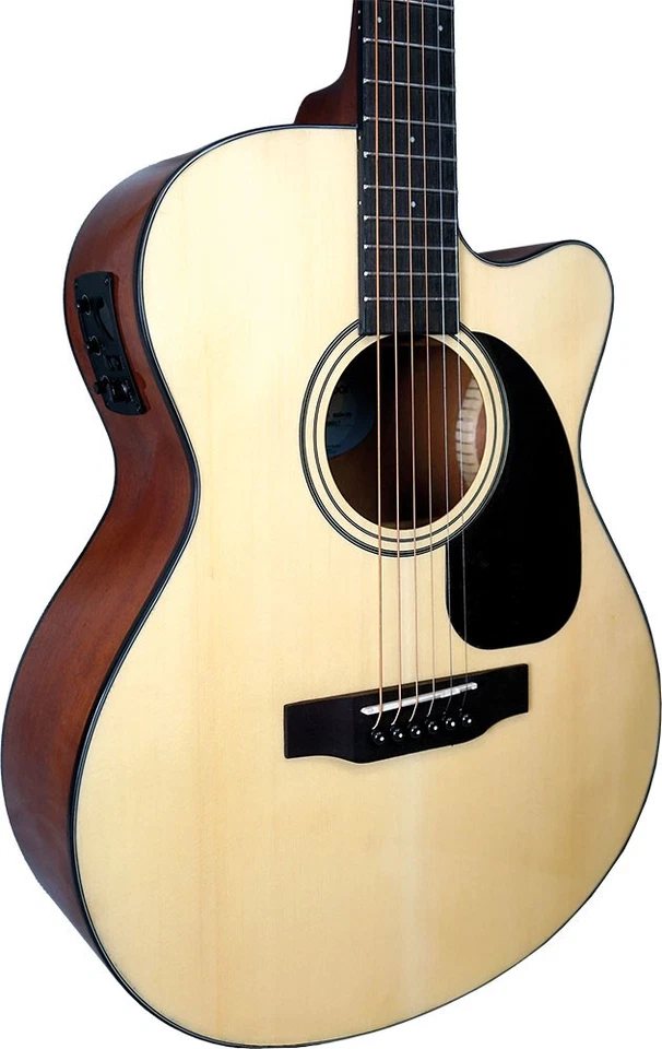 Blue Moon BG-34E Elektroakustische Gitarre, Natürlich Fichte Top, Mini Jumbo - Bild 3 von 3