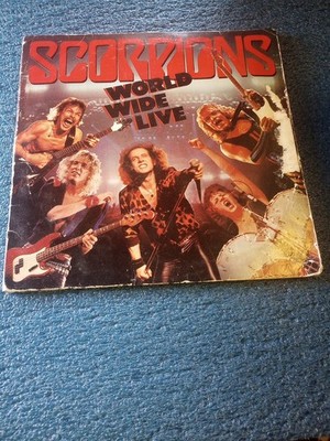 Scorpions World Wide Live, 2 LP Mercury 422-824344-1 Gatefold Tested