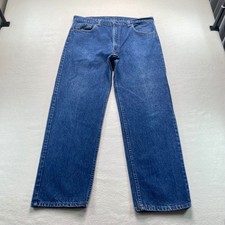 Levis Jeans Men's 38x30 Blue Regular Fit 505 Straight Leg Vintage Made in USA
