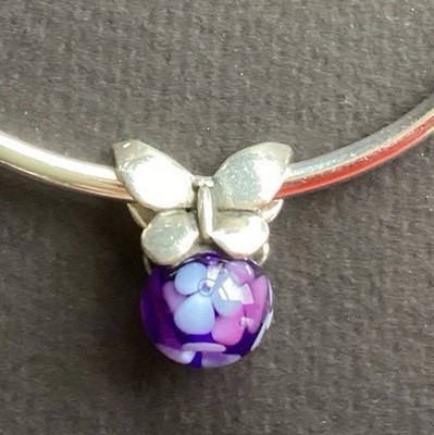 Trollbeads Fantasy Schmetterling Sterling Silber Anhänger Bead