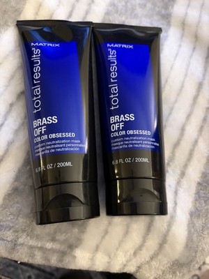 2 Matrix Total Results Brass Off Color Obsessed Neutralization Mask 6.8 Oz