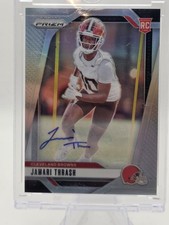 2024 Prizm Rookie Auto Jamari Thrash Thrash Silver Cleveland Browns