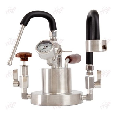 Coffee Maker Espresso Extraction Vintage Coffee Machine with Milk Frother