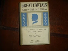 GREAT CAPTAIN By Honore Morrow - Hardcover **Mint Condition**