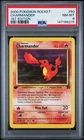 2000 POKEMON ROCKET 1ST EDITION #50 CHARMANDER PSA 8