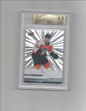 2024-25 UD MATVEI MICHKOV BGS 9.5 GEM MINT SILVER OUTBURST YG RC