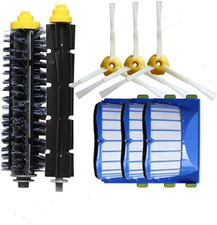 Set Accessori 8 Pezzi per Robot Serie 600, Accessori Aspirapolvere, 2 Spazzole, 
