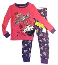Mädchen Schlafanzug Pyjama ICH HABE GEBURTST...