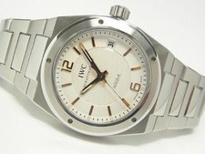 IWC Ingenieur Automatic 40 MM silver IW322801 Sapphire crystal caseback Mens