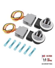 2U5Z13411DA Turn Signal Light Bulb Socket Angle Connector Wiring Pigtail