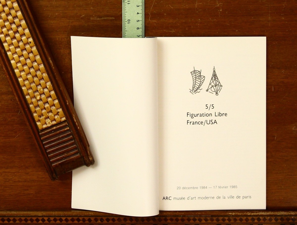 France-USA Figuration Libre Basquiat etc Art Exhibition Catalog