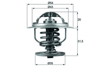 Thermostat KüHlmittel FüR Audi Ford Seat Skoda VW 80 B3 Stufenheck B4 Avant 100