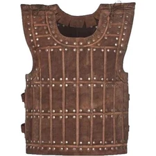 medieval leather brigandine armor Larp Costume replica armor SCA LARP