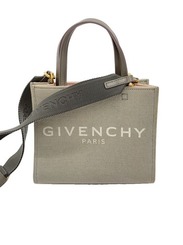 GIVENCHY tote bag canvas Beige Used