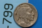 1917 5C INDIAN HEAD BUFFALO NICKEL EARLY US TYPE COIN RAW-799
