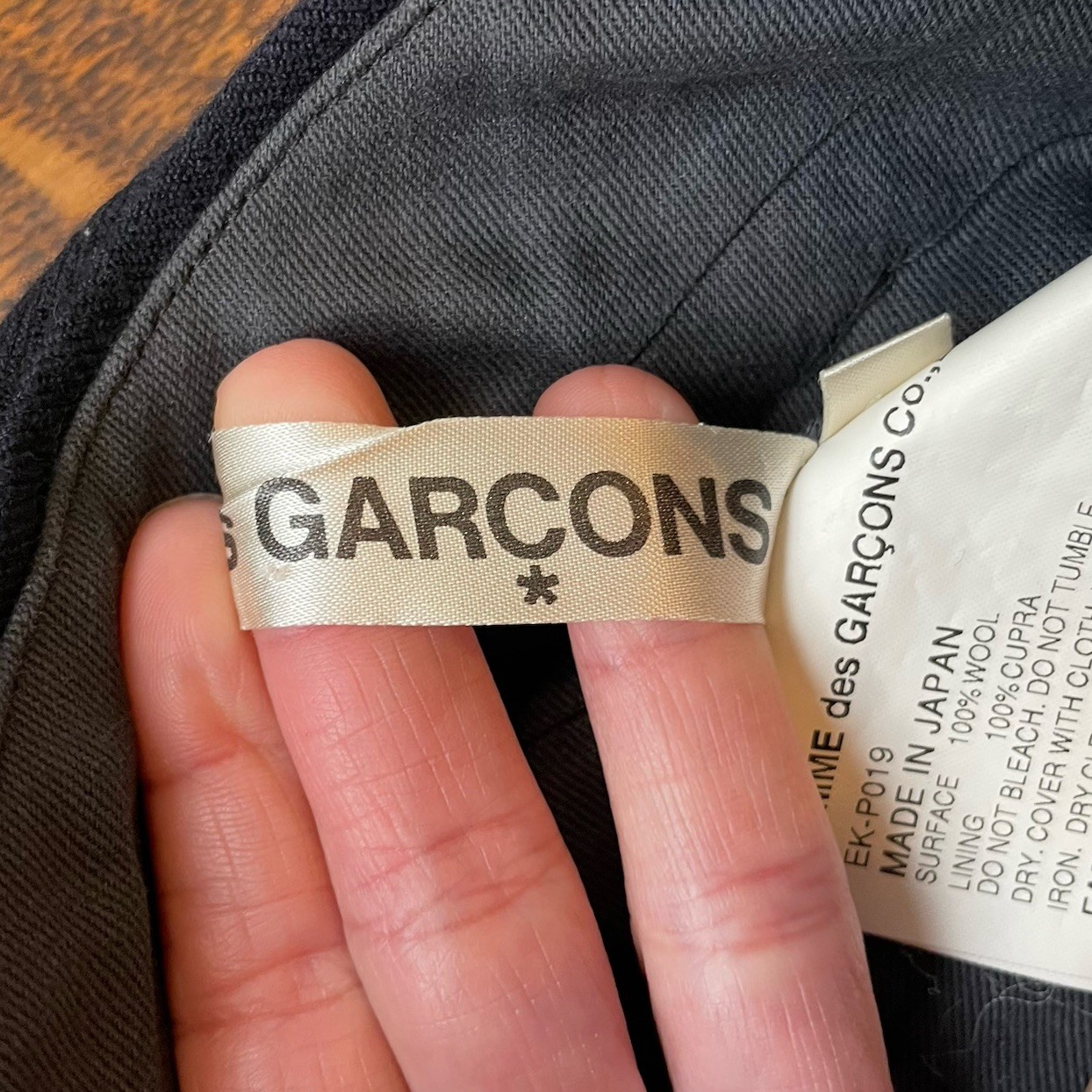 Comme des Garçons 2003 Wool Patchwork Trousers EK… - image 10