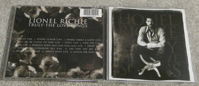 Lionel Richie CD Truly the Love Songs Three Times A Lady Easy Still Endless Love