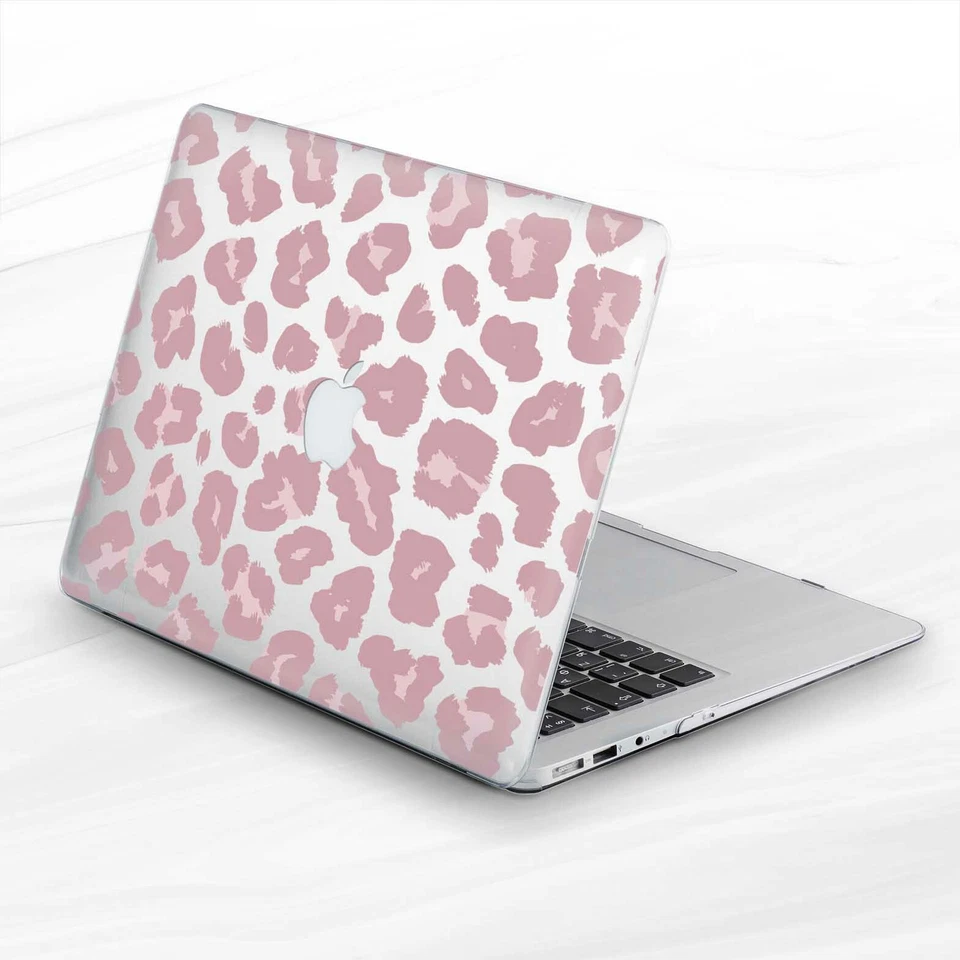 Pink Leopard Cheetah Fur Animal Print Hard Case For Macbook Air 13 Pro 16 13 15 - Image 3 of 4