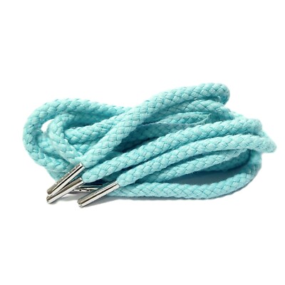 Turquoise Braid Rope Laces For Air AJ Force Max Jordan 1 Dunk SB Low Hi